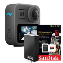 Câmera GoPro MAX 2025 + Bateria Enduro + Cartão Extreme Pro 32GB Câmera GoPro MAX 2025 + Bateria Enduro + Cartão Extreme Pro 32GB