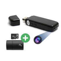 Câmera HD Disfarçada Espiã Pen Drive com Visão Noturna - 32GB