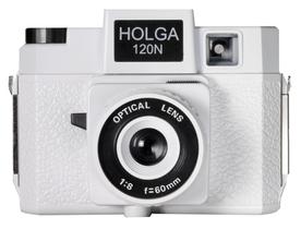 Câmera Holga 785120 120N Plástico de Médio Formato Branco Câmera Holga 785120 120N Plástico de Médio Formato Branco