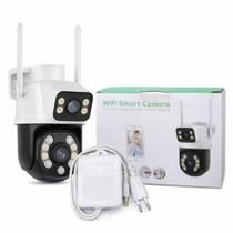 Camera Icsee Wifi Duas Lentes Colorida à Prova d' àgua A28B