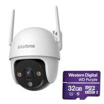 Camera Im7 S Full Color 360 Com Microsd 32Gb Intelbras Microfone Interno 12 Vdc Sensor Autotracking