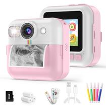 Câmera infantil BOFIDAR Instant Print 1080P com 3 rolos de papel Câmera infantil BOFIDAR Instant Print 1080P com 3 rolos de papel