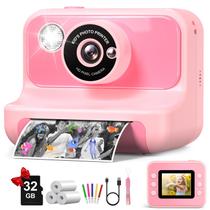 Câmera infantil de impressão instantânea Gofunly 1080P HD Video 3-12 anos Câmera infantil de impressão instantânea Gofunly 1080P HD Video 3-12 anos