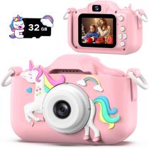 Câmera infantil Dwfit Upgrade Selfie HD Video de 3 a 12 anos com 32 GB