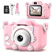 Câmera infantil goopow de 3 a 8 anos com cartão SD de 32 GB 12 MP 1080p HD Câmera infantil goopow de 3 a 8 anos com cartão SD de 32 GB 12 MP 1080p HD