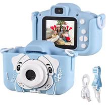 Câmera Infantil Mini Efeitos Fotos Voz Recarregável Com Capa Foto Filma