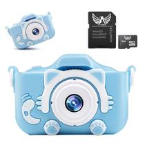Câmera Infantil Mini Novidade + Capa Cartão Memoria 8gb Nf - new