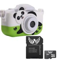 Câmera Infantil Mini Recarregável Com Capa Cartão Memoria 8gb E Alça