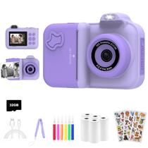 Câmera Infantil MISIRUN Instant Print - 1080P HD, 32GB - Para Crianças Acima de 3 Anos