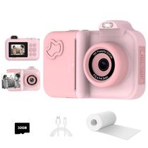 Câmera Infantil MISIRUN Instant Print - 1080P HD, 32GB - Para Crianças Acima de 3 Anos