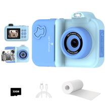 Câmera Infantil MISIRUN Instant Print - 1080P HD, Lente Dupla, 32GB