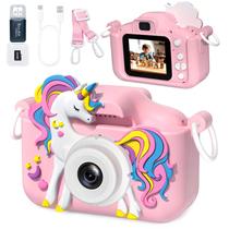 Câmera infantil QAJIP para crianças de 3 a 12 anos com cartão de memória de 32 GB Câmera infantil QAJIP para crianças de 3 a 12 anos com cartão de memória de 32 GB