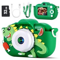 Câmera infantil YEEHAO 48MP, lente dupla, 1080P, vídeo HD, cartão SD de 32 GB