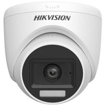 Camera Infra 2.0M Hikvision 2,8MM 20M DS-2CE76D0T-LPFS Dome com Audio