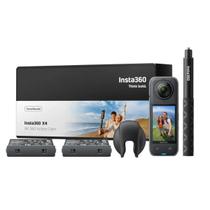 Câmera Insta360 X4 Travel Bundle Bateria + Bastão + Protetores