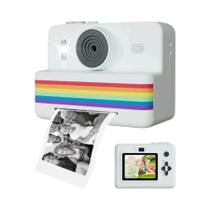 Câmera Instantânea De Brinquedo Com Tela De 2,8 Polegadas, Cartão SD De 32GB E 3 Rolos De Papel, Câmera Instantânea De Brinquedo Com Tela De 2,8 Polegadas, Cartão SD De 32GB E 3 Rolos De Papel,