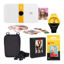 Câmera Instantânea Digital Kodak Smile - Branca/Amarela