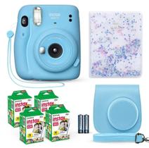 Câmera instantânea Fujifilm Instax Mini 11 Sky Blue com filme 40s