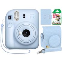 Câmera instantânea Fujifilm Instax Mini 12 azul pastel com estojo