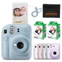 Câmera instantânea Fujifilm Instax Mini 12 azul pastel com filme