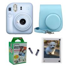 Câmera instantânea Fujifilm Instax Mini 12 com estojo e 20 filmes Câmera instantânea Fujifilm Instax Mini 12 com estojo e 20 filmes