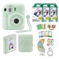 Câmera instantânea Fujifilm Instax Mini 12 com estojo e 60 filmes