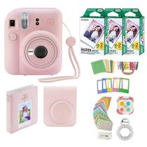 Câmera instantânea Fujifilm Instax Mini 12 com estojo e 60 impressões