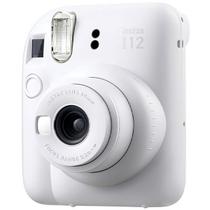 Camera Instantanea Fujifilm Instax Mini 12 com Flash A Pilha - Branco