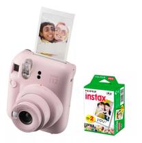 Câmera Instantânea Fujifilm Instax Mini 12 Cor Pink com 20 Fotos