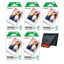 Câmera instantânea Fujifilm Instax Mini com 100% de filme e tecido Câmera instantânea Fujifilm Instax Mini com 100% de filme e tecido