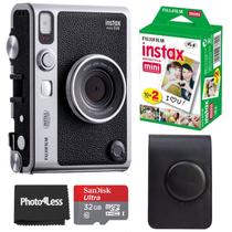 Câmera instantânea Fujifilm Instax Mini EVO Hybrid Black +Bundle
