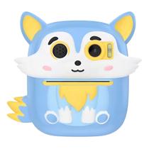 Câmera Instantânea Infantil Filmadora Full Hd Print Térmico Raposinha