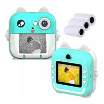Câmera Instantânea Infantil Filmadora Q5 Multifuncional Divertida Tira Foto Filma Registra Imprime Digital - DMS