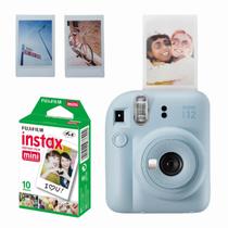 Câmera Instantânea Instax Kit Mini 12 Azul + 10 Filmes Fujifilm