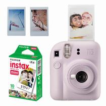 Câmera Instantânea Instax Kit Mini 12 Lilas + 10 Filmes Fujifilm