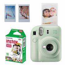 Câmera Instantânea Instax Kit Mini 12 Verde + 10 Filmes Fujifilm