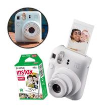 Câmera Instantânea Instax Mini 12 Branca + Filme De 10 Poses - Fujifilm