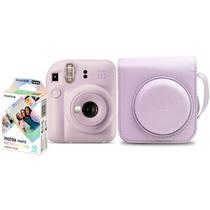 Câmera Instantânea Instax Mini 12 Lilás Fujifilm Kit com Filme 10 Fotos Mermaid Tail com Bolsa Candy Câmera Instantânea Instax Mini 12 Lilás Fujifilm Kit com Filme 10 Fotos Mermaid Tail com Bolsa Candy