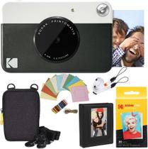 Câmera Instantânea Kodak Printomatic Black - com 20 Folhas de Papel Zink Câmera Instantânea Kodak Printomatic Black - com 20 Folhas de Papel Zink