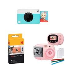 Câmera Instantânea Kodak PRINTOMATIC Blue - Impressão Digital com Papel Incluso Câmera Instantânea Kodak PRINTOMATIC Blue - Impressão Digital com Papel Incluso