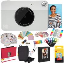 Câmera Instantânea Kodak Printomatic Cinza - Com Papel Zinco Incluso Câmera Instantânea Kodak Printomatic Cinza - Com Papel Zinco Incluso