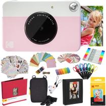 Câmera Instantânea Kodak Printomatic Pink - Com Papel Zink e Mais