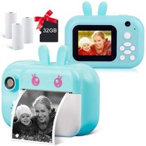 Câmera instantânea MINIBEAR para crianças, vídeo de 40 MP, cartão TF de 32 GB Câmera instantânea MINIBEAR para crianças, vídeo de 40 MP, cartão TF de 32 GB