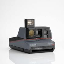 Câmera instantânea Polaroid 600 Impulse cinza com flash Câmera instantânea Polaroid 600 Impulse cinza com flash