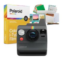 Câmera Instantânea Polaroid Now Geração 3 Pacote Preto com Filme Colorido