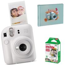 Câmera Instax Mini 12 + Filme 10 Fotos + Álbum Lovers - Selfie e Exposição Auto