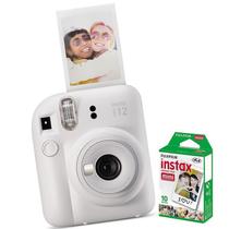 Câmera Instax Mini 12 + Filme De 10 Poses - Branco Marfim