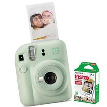 Câmera Instax Mini 12 + Filme De 10 Poses - Verde Menta