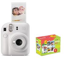 Câmera Instax Mini 12 + Filme De 60 - Kit Exclusivo - Branco Câmera Instax Mini 12 + Filme De 60 - Kit Exclusivo - Branco