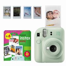 Câmera Instax Mini 12 Fujifilm Instantânea verde + 40 Filmes